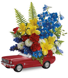 Teleflora's '65 Ford Mustang Bouquet  from Nate's Flowers in Casper, WY